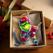 Load image into Gallery viewer, Personalized Ice Hockey Christmas Ornament for Fans
