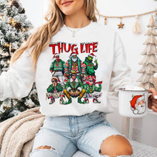 Load image into Gallery viewer, Festive Gangsta Christmas Sweatshirt for Movie Buffs
