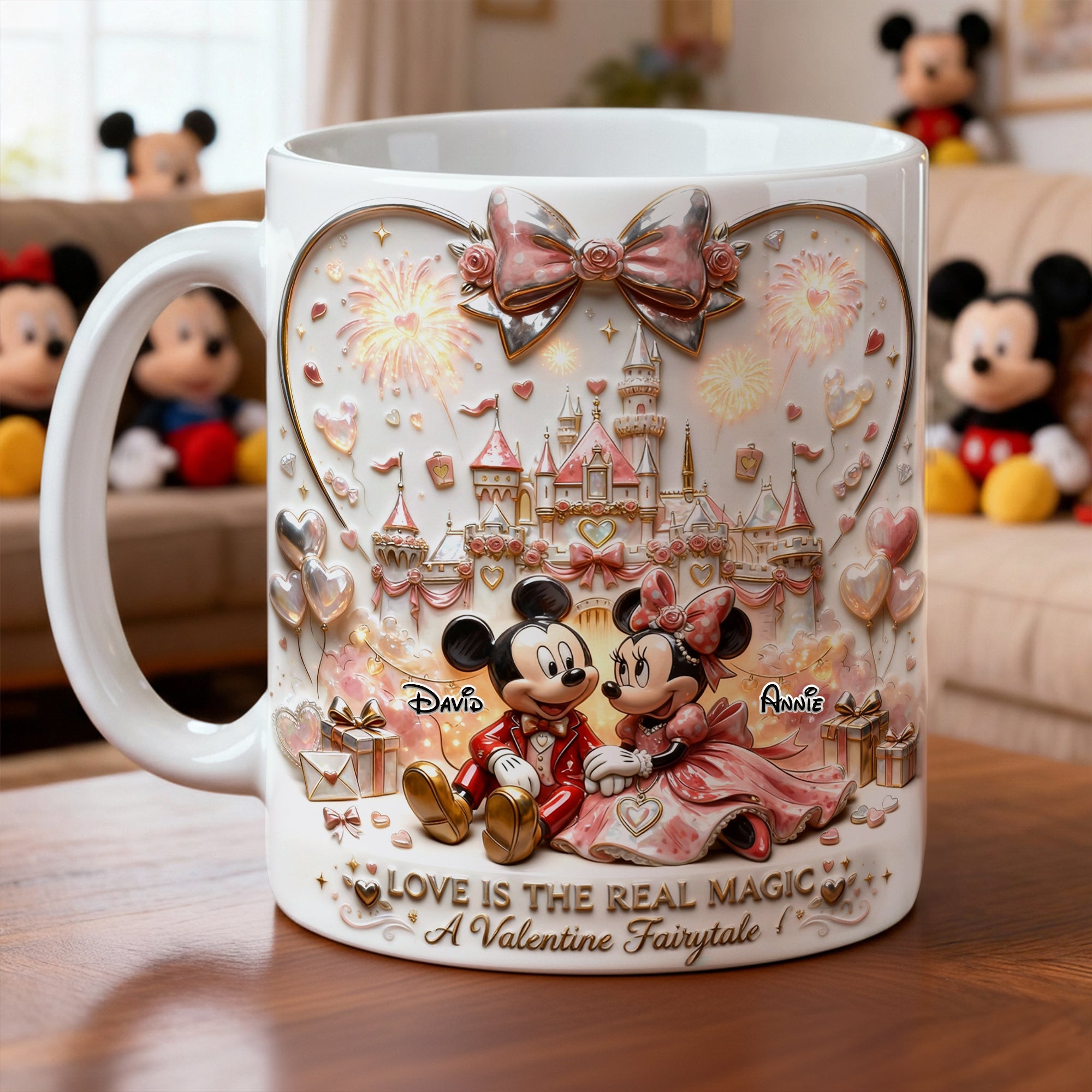 Love Is The Real Magic - Magnificent Love Coffee Mug, Personalized Gift for Couples Coffee Mug PopCulturePrints