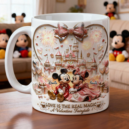 Love Is The Real Magic - Magnificent Love Coffee Mug, Personalized Gift for Couples Coffee Mug PopCulturePrints