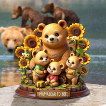 Load image into Gallery viewer, &quot;Celebrate the Love of Family with Our Charming Mom Flat Wood Sign - Personalized Gift for Mom and Grandma&quot; Shaped Plaques PopCulturePrints
