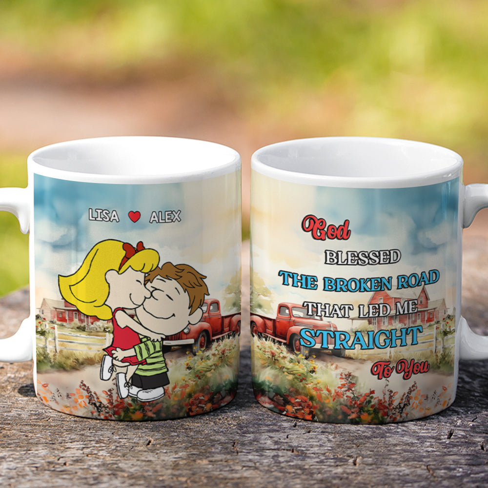 Personalized Couple Coffee Mug - Unique Valentine's Day Gifts for Lovebirds Coffee Mug PopCulturePrints