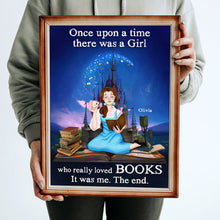 Load image into Gallery viewer, Personalized 'Once Upon A Time' Canvas for Book Lovers Poster &amp; Canvas PopCulturePrints
