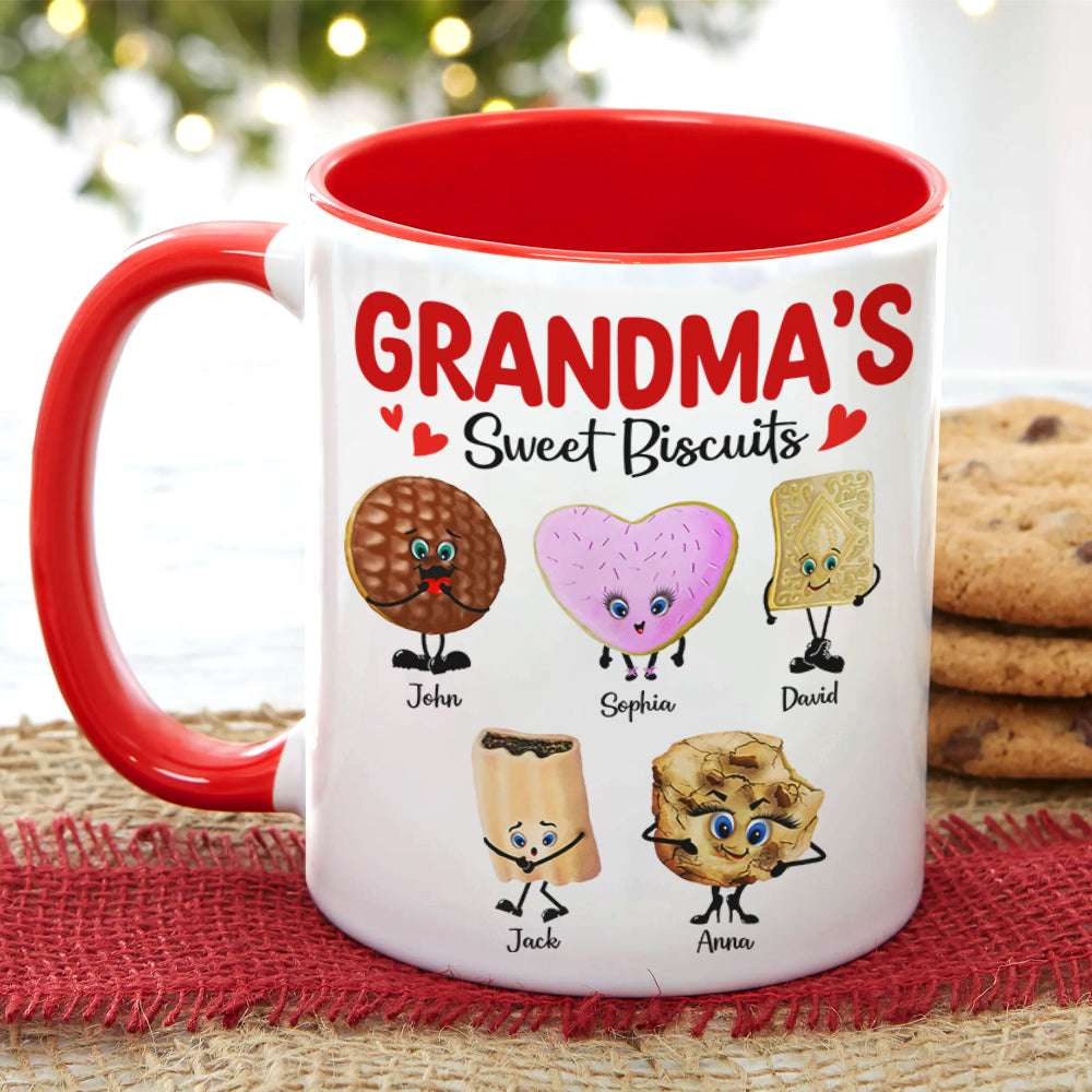Personalized Grandma's Sweet Biscuits Coffee Mug Coffee Mug PopCulturePrints