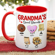 Load image into Gallery viewer, Personalized Grandma&#39;s Sweet Biscuits Coffee Mug Coffee Mug PopCulturePrints
