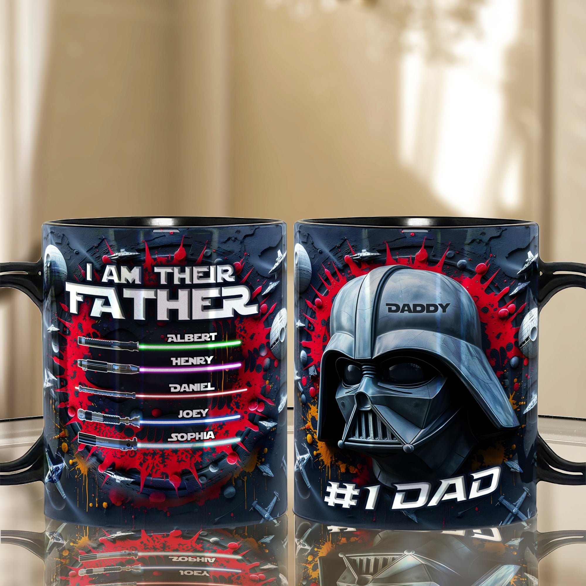 I Am Their Father Coffee Mug - Personalized Gift for Dad Coffee Mug PopCulturePrints