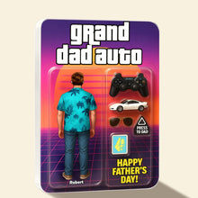 Load image into Gallery viewer, “Level Up Your Dad Game!” - Game Dad Plaque - Personalized Gift for Dad, Grandpa, and Gaming Enthusiasts Shaped Plaques PopCulturePrints
