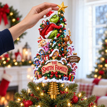 Load image into Gallery viewer, “Bring Whoville to Your Home!” – Cheeky Christmas Village Tree Topper - Personalized Gifts For Family
