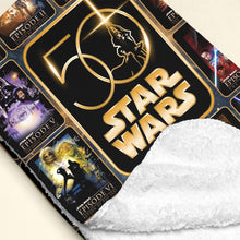 Load image into Gallery viewer, Celebrate the Force: Legendary Blanket - Personalized Anniversary Gifts for Star Wars Fans Blanket PopCulturePrints
