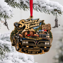 Load image into Gallery viewer, Celebrate Adventure: High-Speed Pursuit Acrylic Ornament - Personalized Christmas Gift Ornament PopCulturePrints
