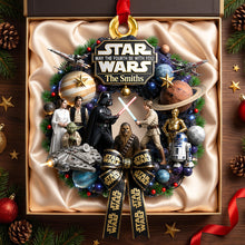 Load image into Gallery viewer, “May The Fourth Be With You” - Personalized Star Wars Christmas Battle Acrylic Ornament - Custom Gift for Fans and Family
