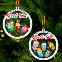 Load image into Gallery viewer, Personalized Cartoon Character Best-Teas Ornament - Perfect Gift for Friends Ornament PopCulturePrints
