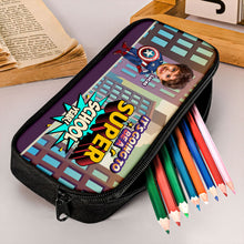 Load image into Gallery viewer, Personalized Superhero Pencil Case for Kids Pencil Case PopCulturePrints
