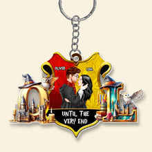 Load image into Gallery viewer, Magical Couple Personalized Acrylic Keychain
