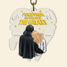 Load image into Gallery viewer, Galaxy Love Personalized Couple Keychain - Unique Valentine&#39;s Day Gifts Keychains PopCulturePrints

