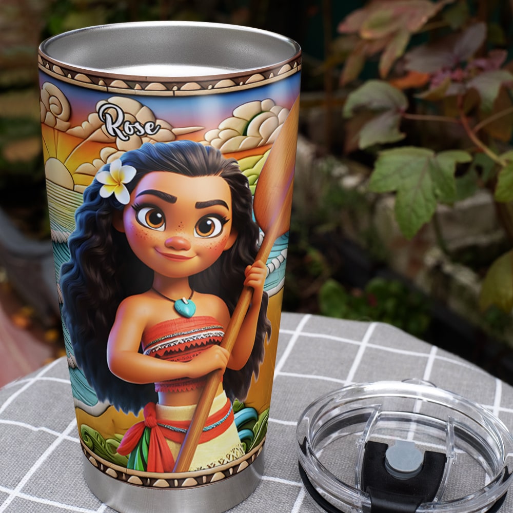 Personalized Cartoon Adventure Tumbler with Name