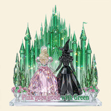 Load image into Gallery viewer, "Pink Goes Good with Green" - Fantasy Castle Light Box Personalized Gift Light Box PopCulturePrints

