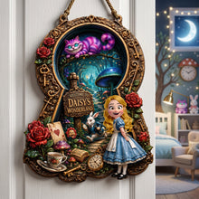 Load image into Gallery viewer, "Unlock the Magic of Imagination!" - Fantastical Journey Acrylic Sign - Personalized Gift for Kids, Dreamers, and Fairy Tale Lovers
