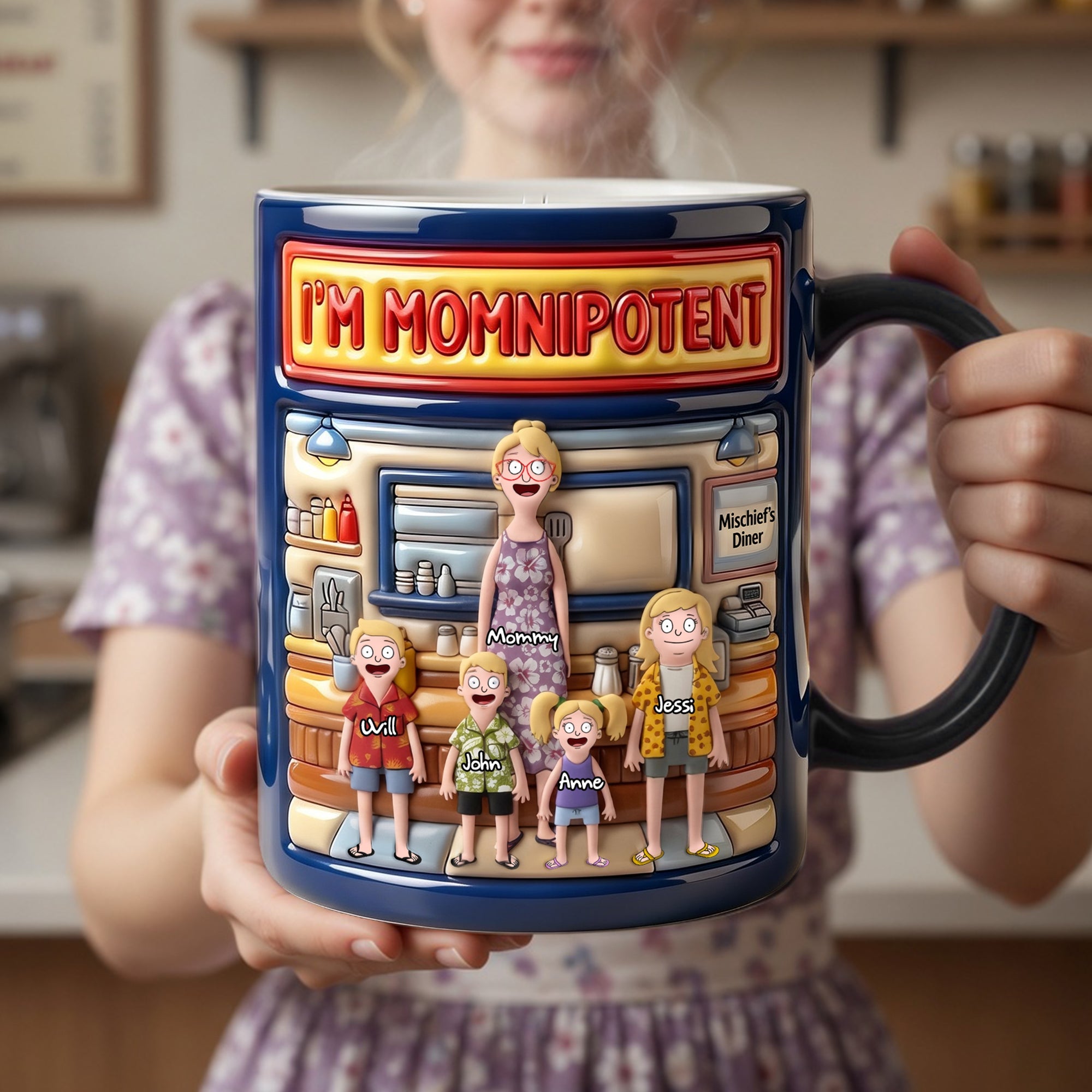 I'm Momnipotent - The Perfect Personalized Magic Mug for Moms Coffee Mug PopCulturePrints