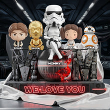 Load image into Gallery viewer, “We Love You, Mommy!” - Universe Protector Acrylic Plaque - Personalized Gifts for Mother's Day Shaped Plaques PopCulturePrints
