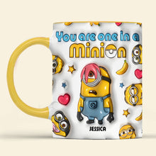 Load image into Gallery viewer, Personalized Minion Fan Coffee Mug - You Are One in a Minion
