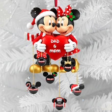 Load image into Gallery viewer, &quot;Celebrating Family Bond this Christmas!&quot; - Personalized Family Christmas Ornament Gift for Moms, Dads, Kids, and Friends Ornament PopCulturePrints
