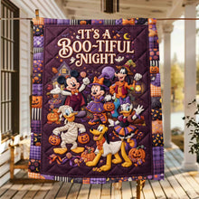 Load image into Gallery viewer, It's a Boo-tiful Night Blanket - Personalized Halloween Gift for Kids and Families
