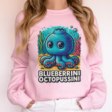 Load image into Gallery viewer, &quot;Bring Joy with Blueberrini Octopussini!&quot; - Customizable Shirt for Kids - Perfect Gift for Marine Life Lovers Shirts PopCulturePrints
