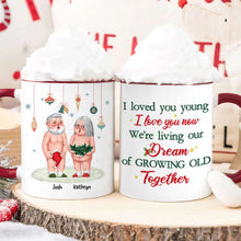 Load image into Gallery viewer, Personalized Old Couple Mug - Unique Christmas and Valentine&#39;s Day Gifts for Couples Coffee Mug PopCulturePrints
