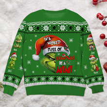 Load image into Gallery viewer, Personalized Ugly Christmas Sweater for Grandma - Be a Mimi
