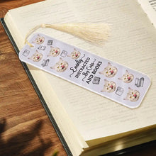 Load image into Gallery viewer, Easily Distracted By Dogs, Cats, and Books - Custom Acrylic Bookmark Acrylic Bookmark PopCulturePrints
