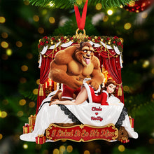 Load image into Gallery viewer, I Licked It So It&#39;s Mine - Personalized Naughty Couple Acrylic Ornament Ornament PopCulturePrints
