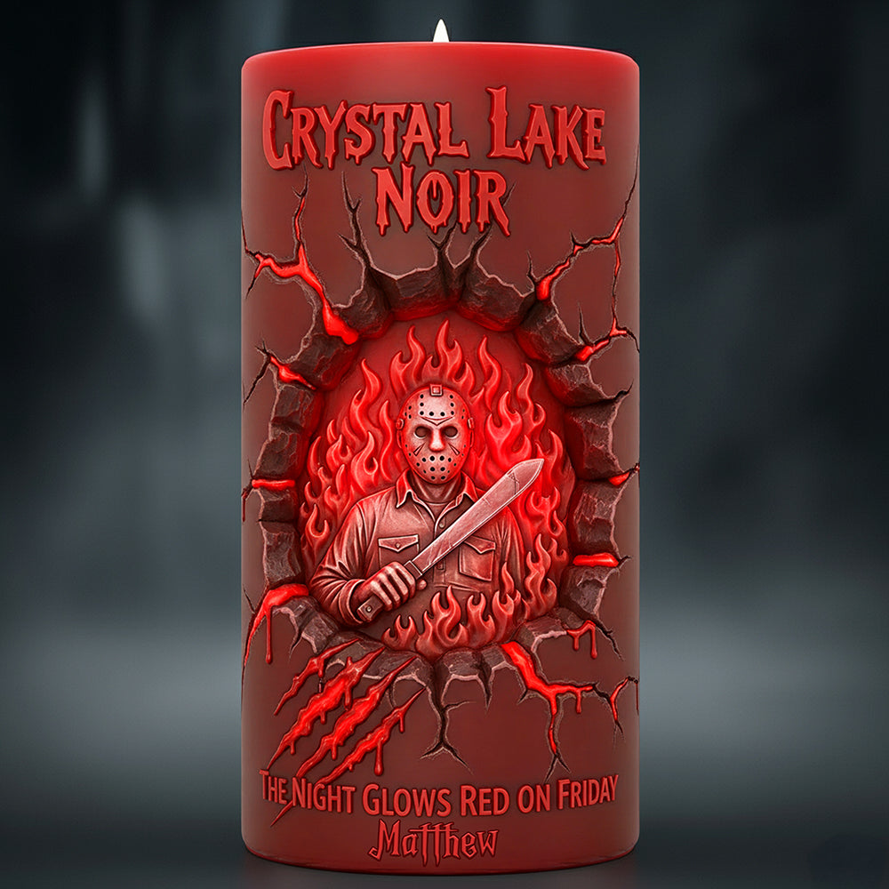 "Good Guys Gone Bad" - Personalized LED Candle for Horror Fans Led Candle PopCulturePrints