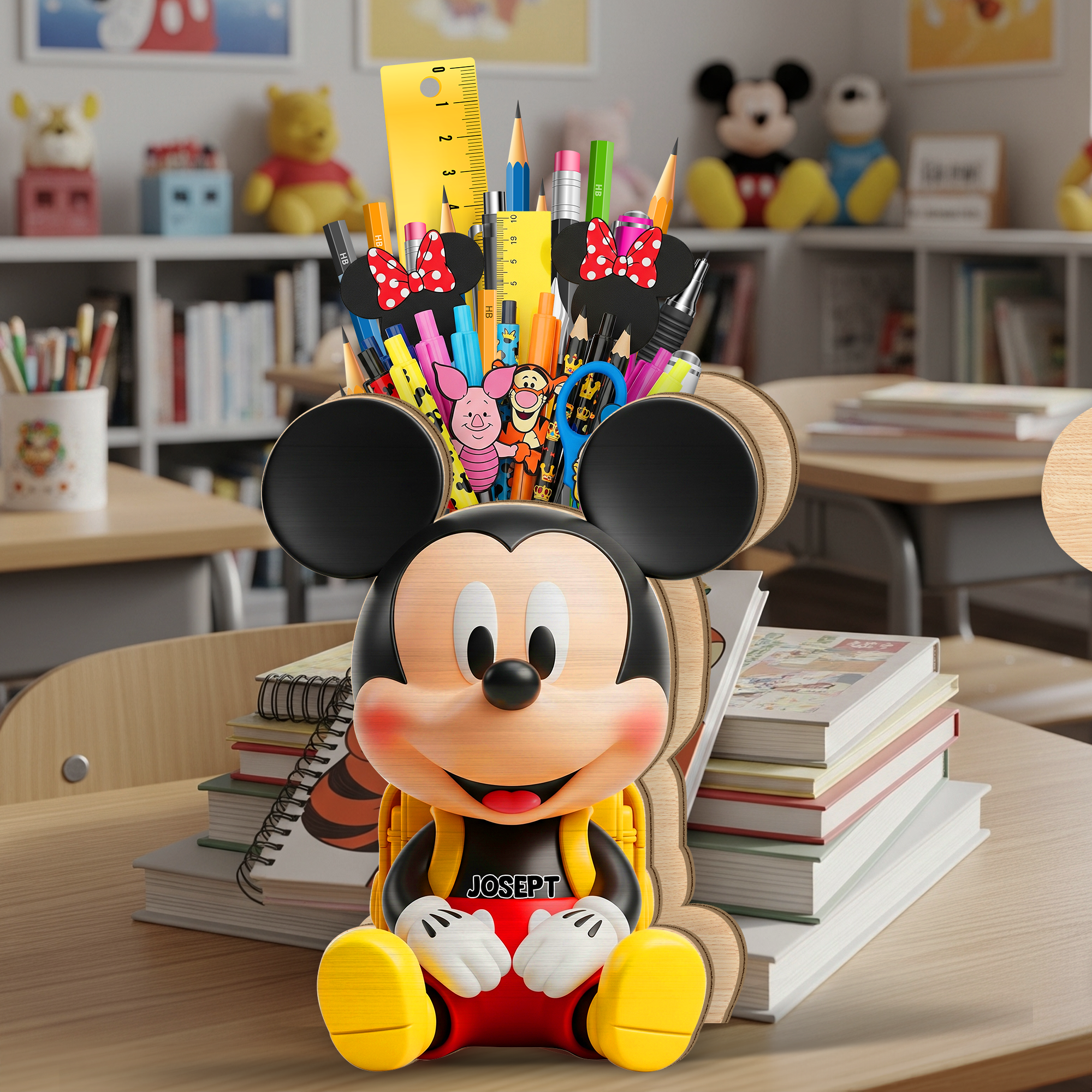 Bring Joy to Back to School with Our Personalized Cute Pen Holder Pen Holder PopCulturePrints