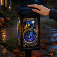 Load image into Gallery viewer, “The Other Side Is Watching” - Gothic Fairytale Solar Power Garden Lamp - Personalized Gift for Halloween Lovers
