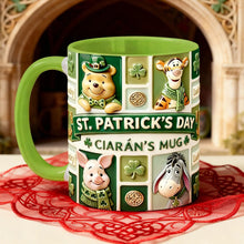 Load image into Gallery viewer, “Embrace the Luck of the Irish!” - Lucky Coffee Accent Mug, Personalized Gift for Friends, Family, and Celebrations Coffee Mug PopCulturePrints
