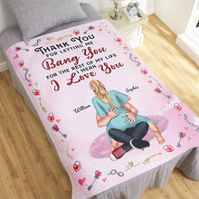 Load image into Gallery viewer, Personalized Couple Blanket - I Love You Blanket PopCulturePrints
