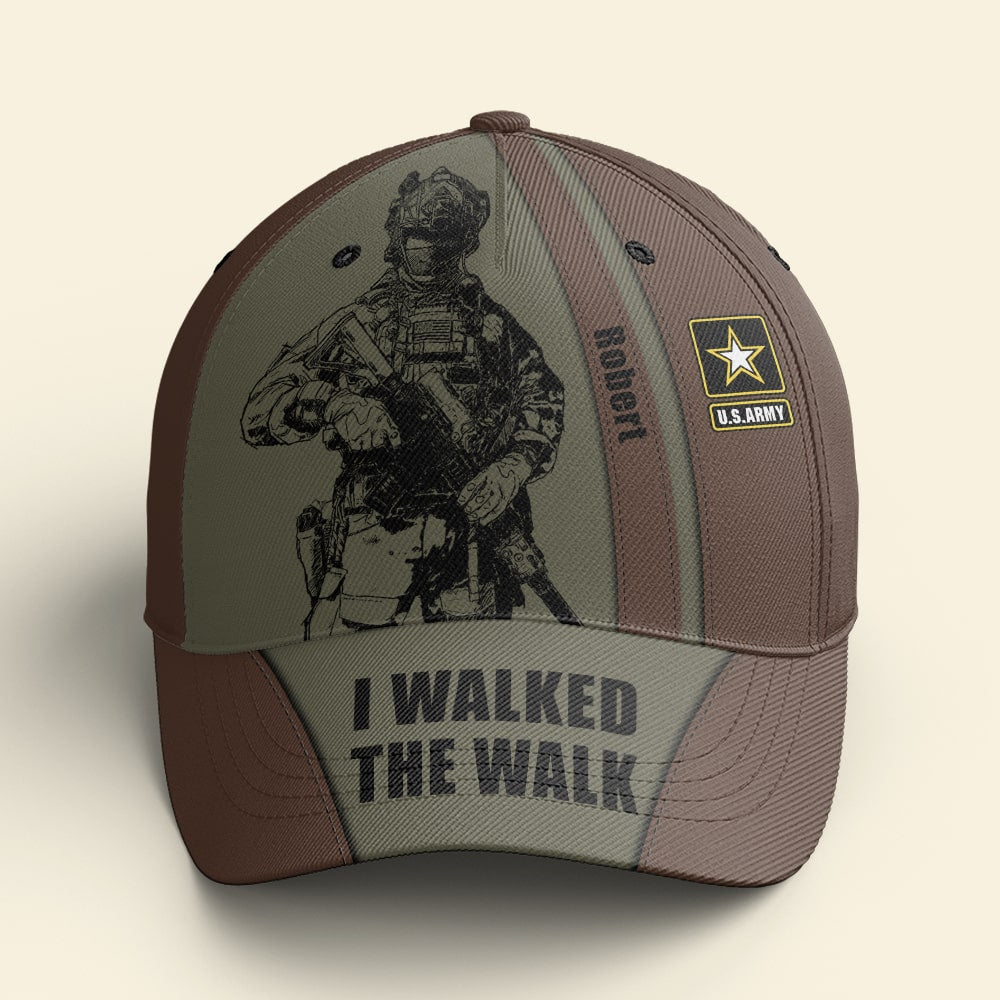 Custom Veteran Cap - U.S. Army Soldier Tribute