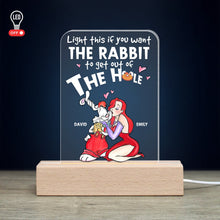 Load image into Gallery viewer, Personalized LED Light - The Rabbit Couple Gift Led Night Light PopCulturePrints
