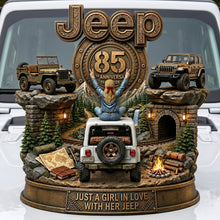 Load image into Gallery viewer, Just a Girl in Love with Her Jeep - Personalized Proud Off-road Journey Acrylic Plaque Shaped Plaques PopCulturePrints
