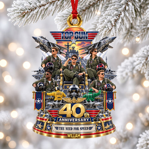 Flying Proud For 40 Years - Personalized Acrylic Ornament Gift Ornament PopCulturePrints