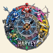 Load image into Gallery viewer, "Unleash Your Inner Hero!" - Legendary Team Hanging Wall Clock - Personalized Custom Gift for Fans, Friends, and Family Hanging Wall Clock PopCulturePrints
