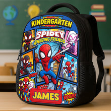 Load image into Gallery viewer, “Swing into Adventure” - Hero Adventure Backpack - Personalized Gift for Kids School Bag
