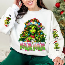 Load image into Gallery viewer, Personalized Christmas Mama Sweater AOP Products PopCulturePrints
