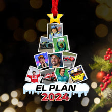 Load image into Gallery viewer, Custom Racing Fan Christmas Ornament - El Plan 2024
