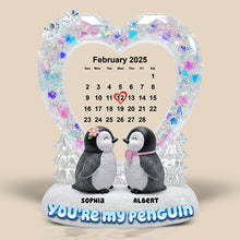 Load image into Gallery viewer, You&#39;re My Penguin - Personalized Penguin Couple Acrylic Plaque Shaped Plaques PopCulturePrints
