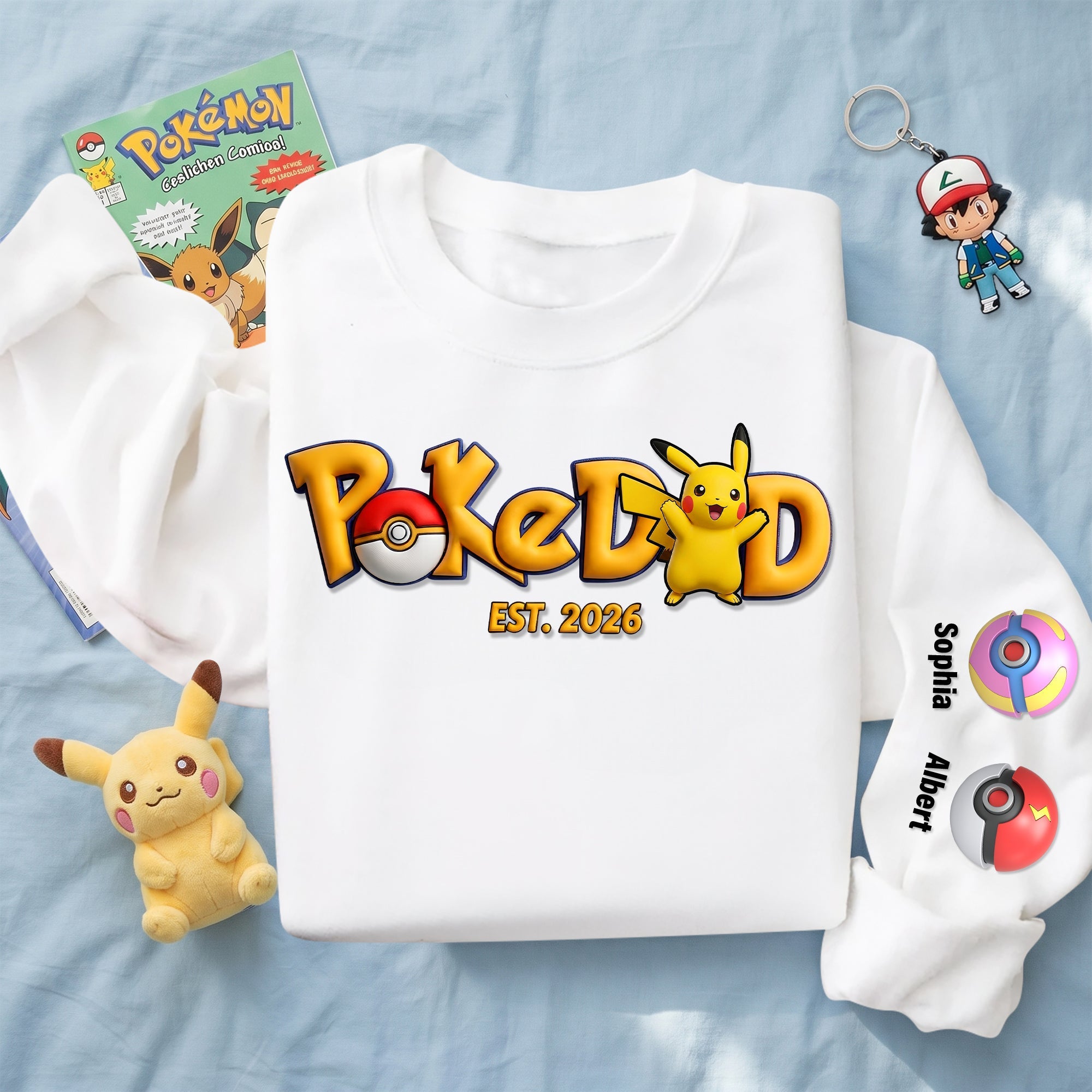 “Level Up Your Father's Day: Adventure Game Dad And Kids Shirt - Personalized Gifts for Dad” AOP Products PopCulturePrints