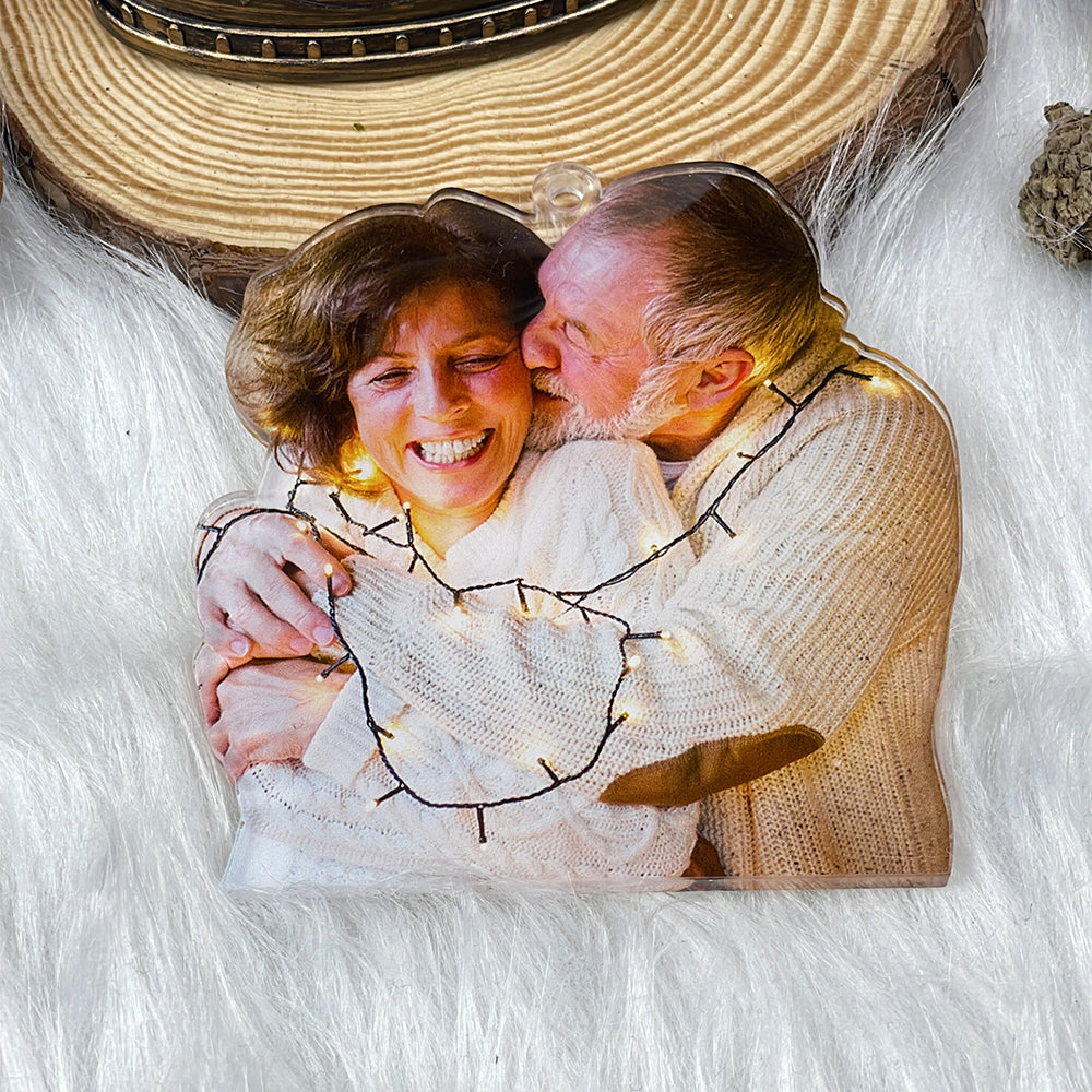 Personalized Couple Photo Ornament - Custom Gift Ornament PopCulturePrints