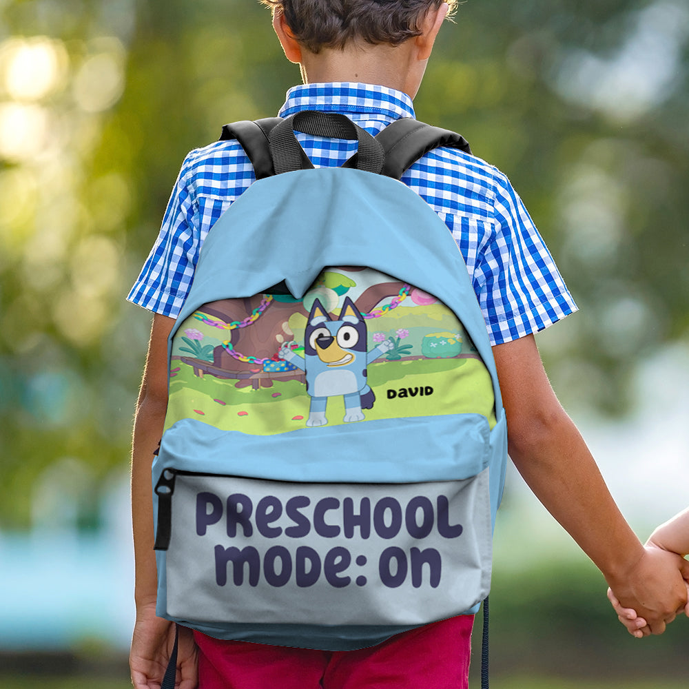 Personalized Preschool Mode: On Backpack