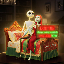 Load image into Gallery viewer, Light Up Your Love: Funny Couple Acrylic Light Box - Personalized Gifts for Couples Light Box PopCulturePrints
